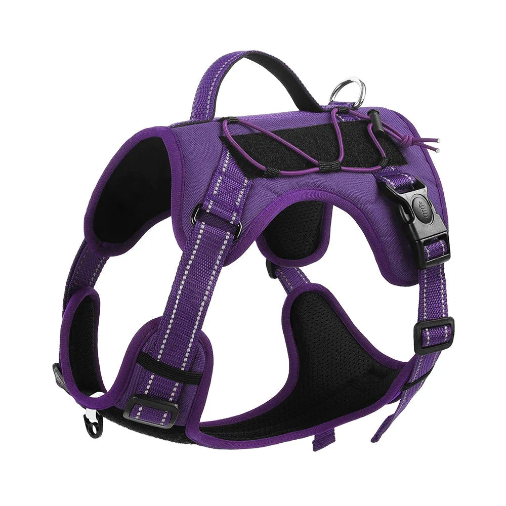 Comfortable Puppy Training Harness with Reflective Padded Vest