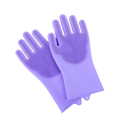Waterproof Pet Bathing Gloves for Easy Grooming