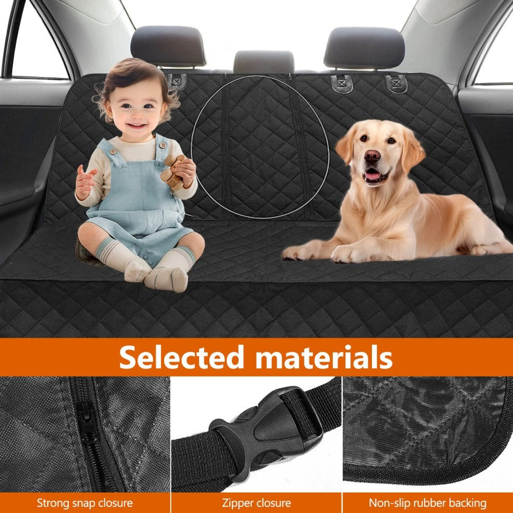 600D Car Rear Back Seat Cover Pet Dog Protector Mat Non-slip Waterproof Cushion