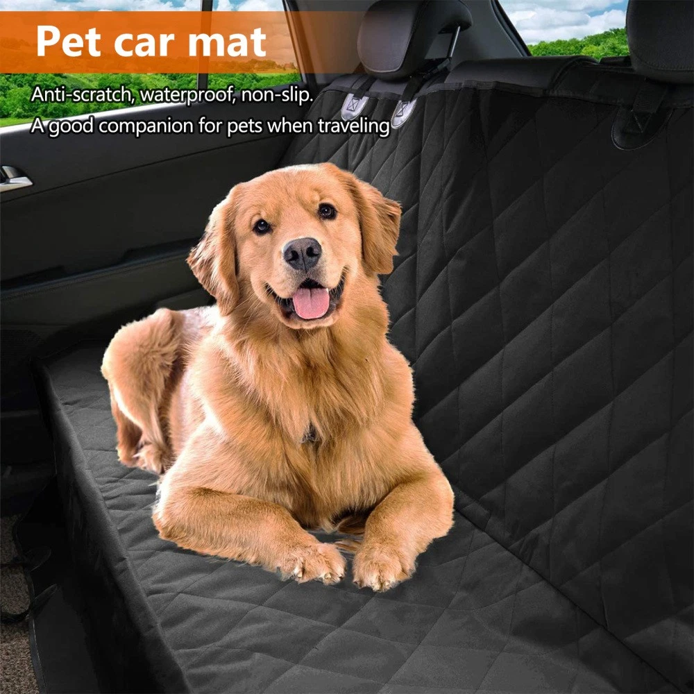 600D Car Rear Back Seat Cover Pet Dog Protector Mat Non-slip Waterproof Cushion