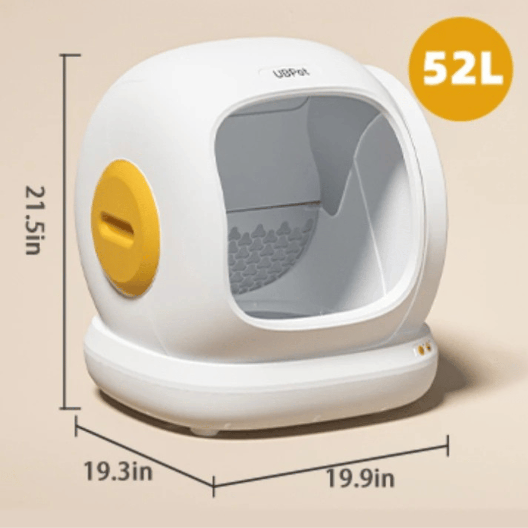 Smart WiFi Cat Litter Box with Mobile Monitoring