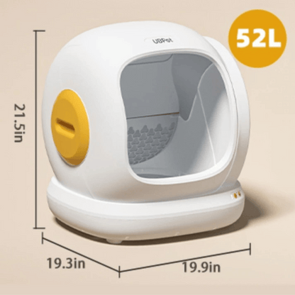 Smart WiFi Cat Litter Box with Mobile Monitoring