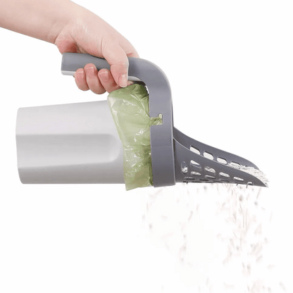 Convenient Cat Litter Box Scoop with Built-In Trash Can - LifyPet