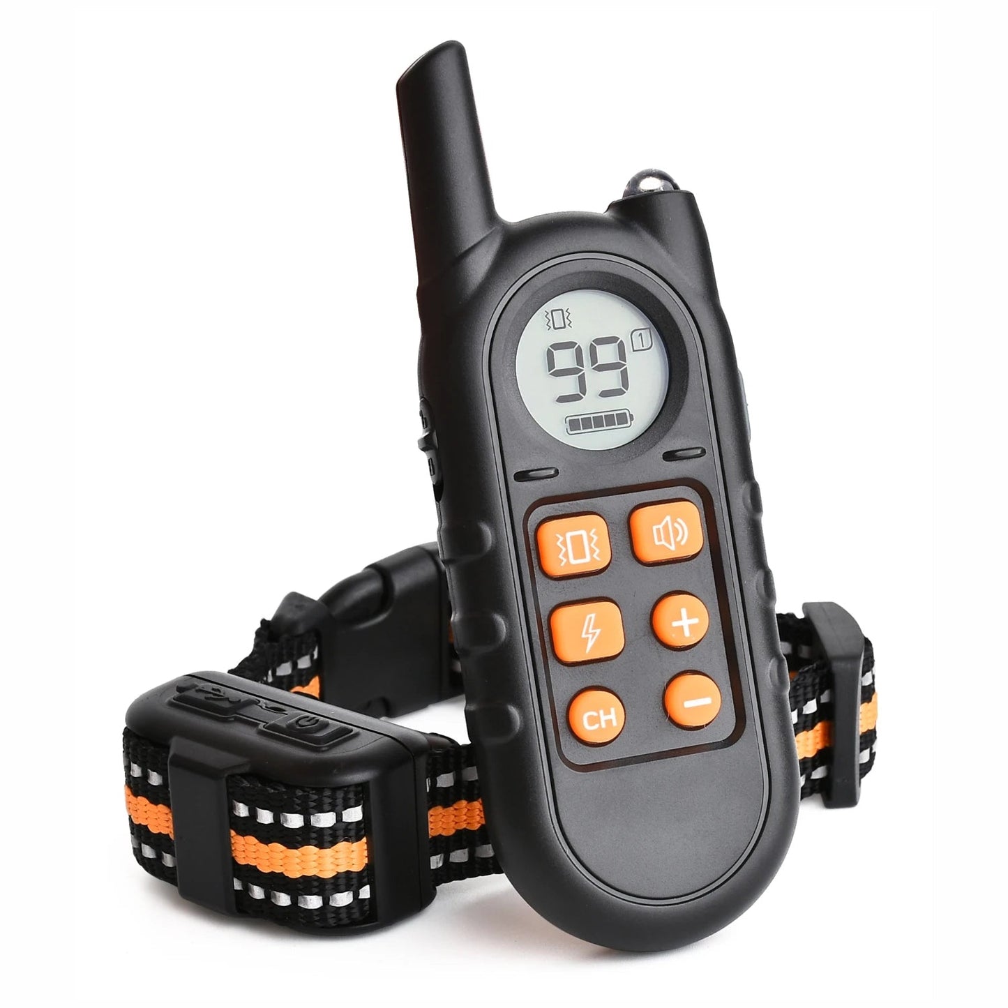 Compact Pet Training Collar with Long Range Remote