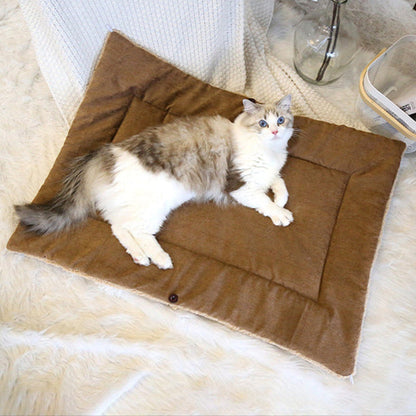 Cozy Collapsible Pet Bed Mat