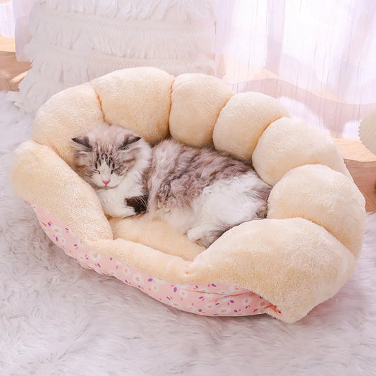 Cozy Fleece Kitty Bed House - LifyPet