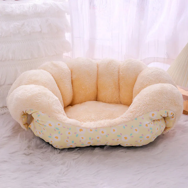 Cozy Fleece Kitty Bed House