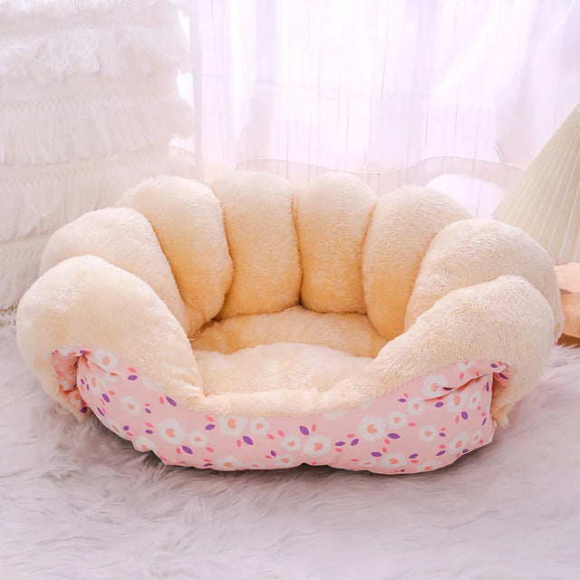 Cozy Fleece Kitty Bed House