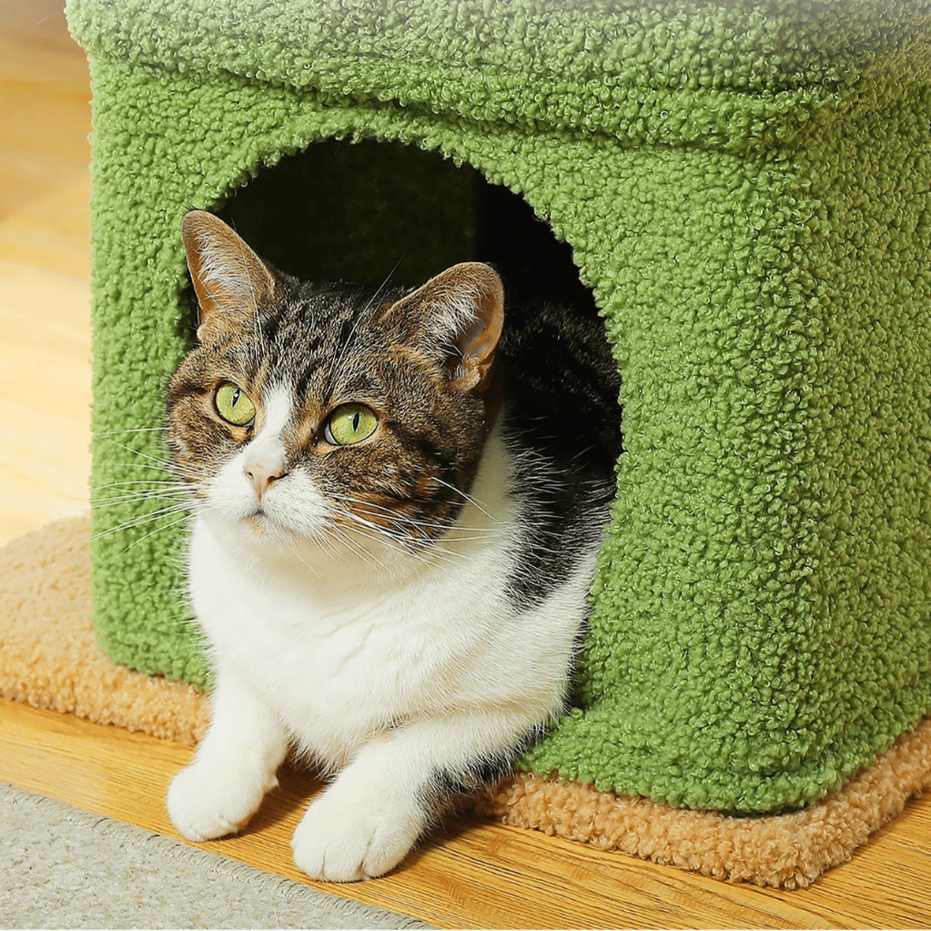 Cozy Plush Kitty Tower with Padded Perches & Scratcher
