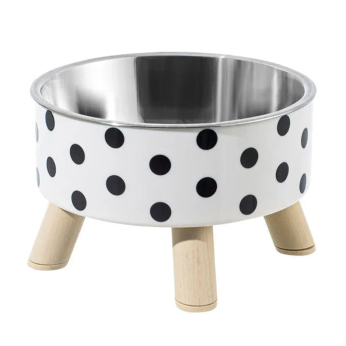 Easy Clean Elevated Dog Food Bowl with Non Slip Base