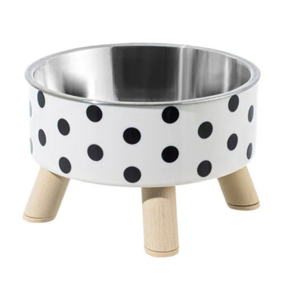 Easy Clean Elevated Dog Food Bowl with Non Slip Base
