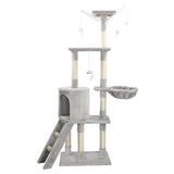 Cozy Cat Tower with Ladder and Hideaways