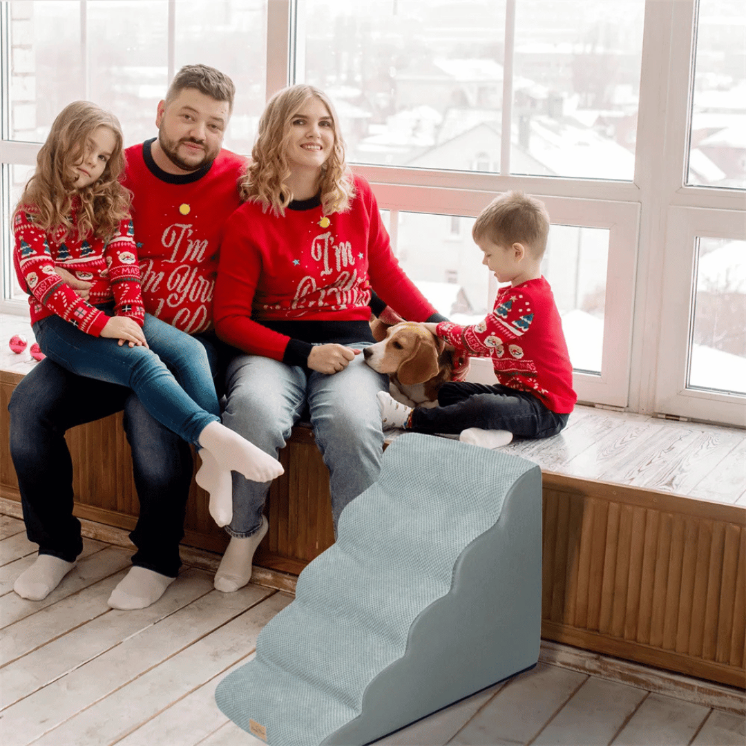 Comfortable Pet Stairs for Beds with Removable Cover