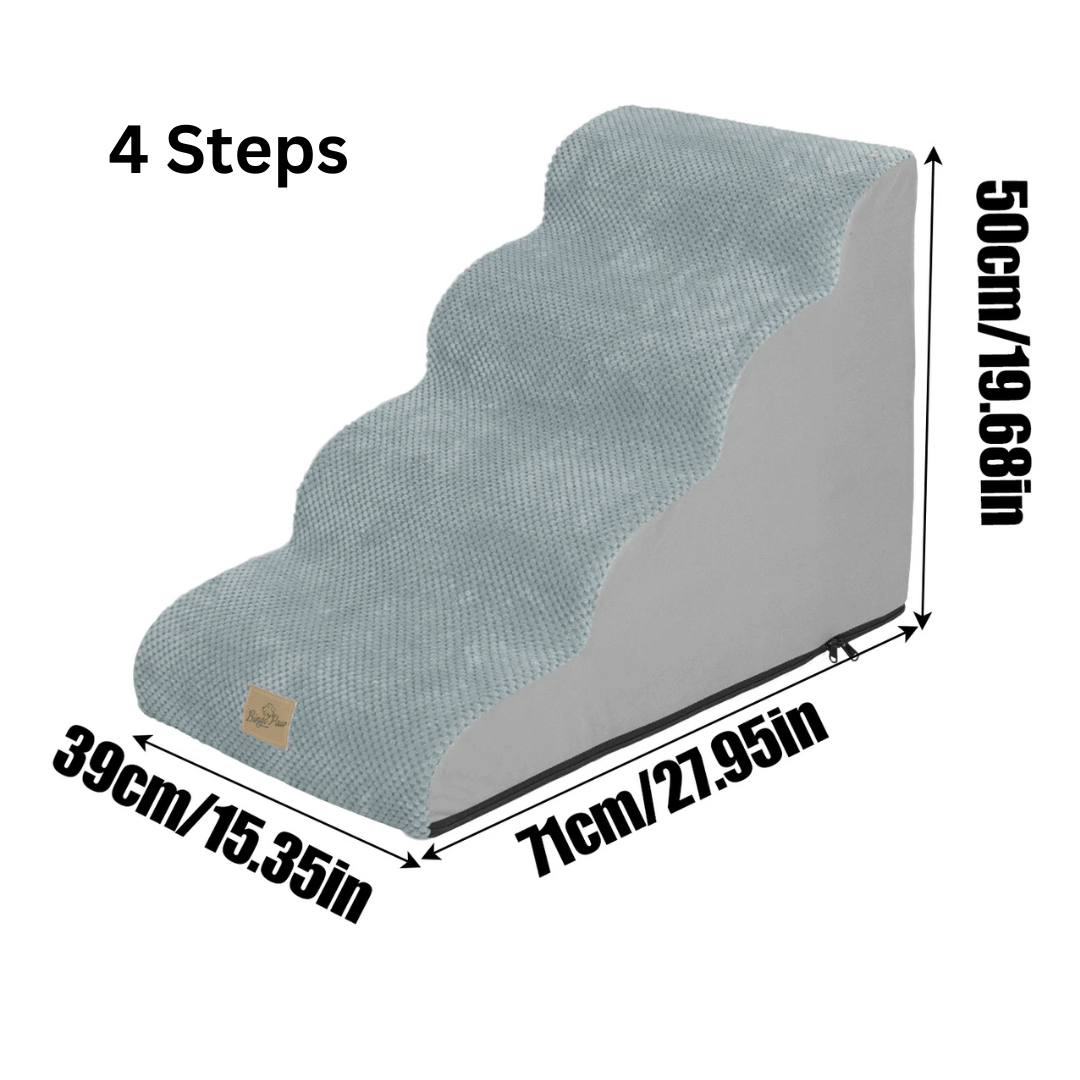 Comfortable Pet Stairs for Beds with Removable Cover