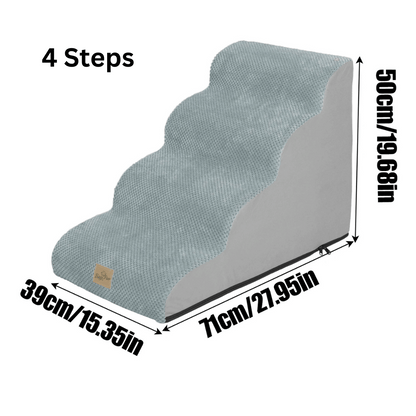 Comfortable Pet Stairs for Beds with Removable Cover