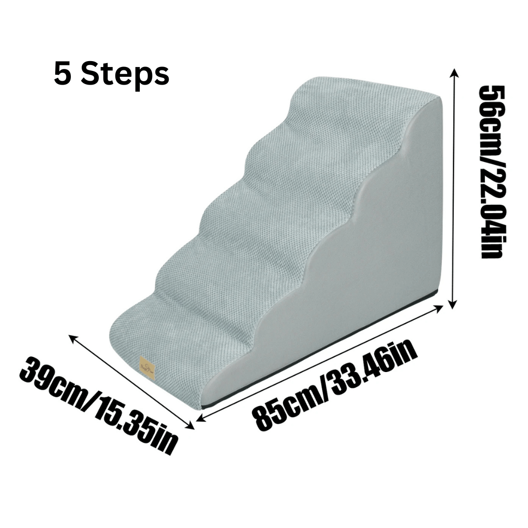 Comfortable Pet Stairs for Beds with Removable Cover