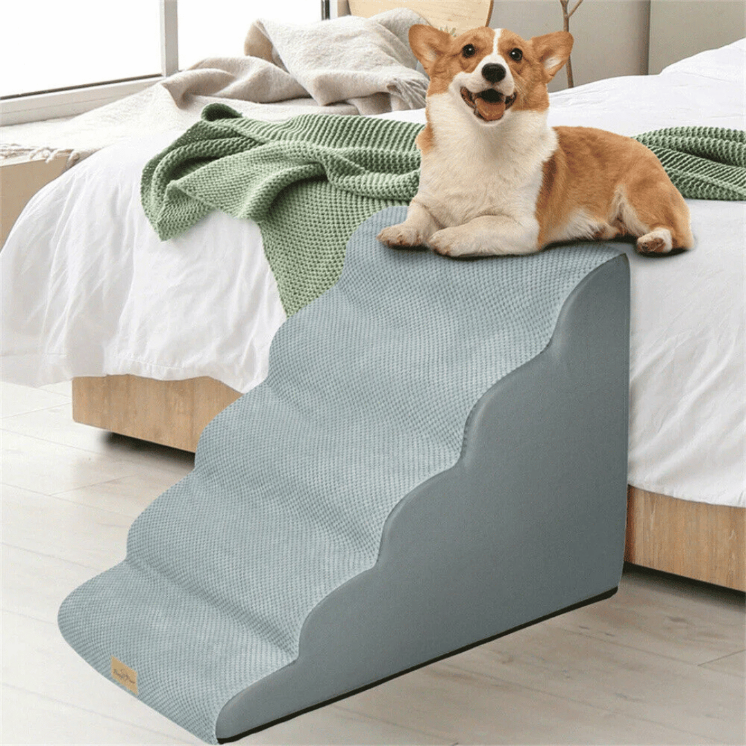 Comfortable Pet Stairs for Beds with Removable Cover