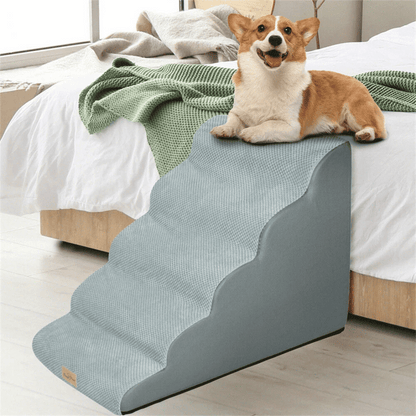 Comfortable Pet Stairs for Beds with Removable Cover