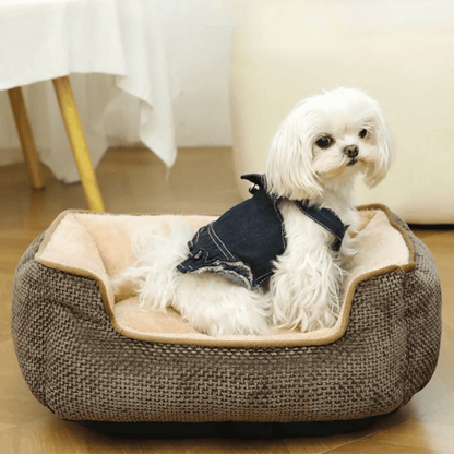 Plush Orthopedic Pet Bed for Small Pets