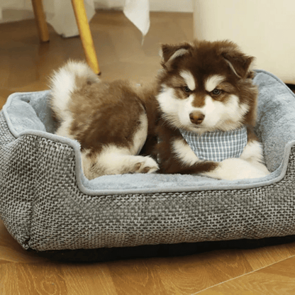 Plush Orthopedic Pet Bed for Small Pets