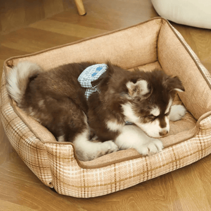 Plush Orthopedic Pet Bed for Small Pets
