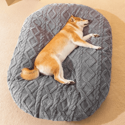 Plush Aran Knit Pet Pillow