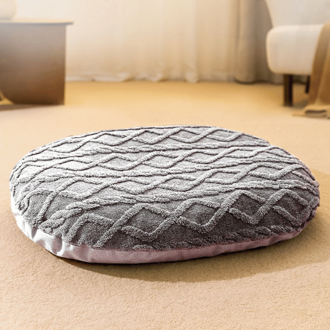 Plush Aran Knit Pet Pillow
