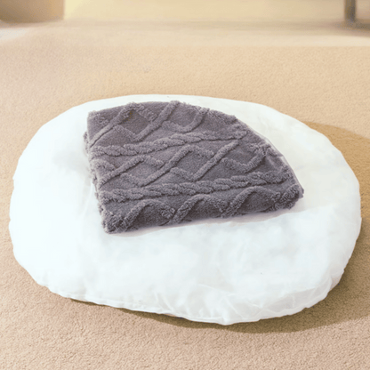 Plush Aran Knit Pet Pillow