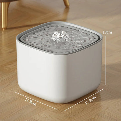Quiet Pet Water Dispenser with USB Charging