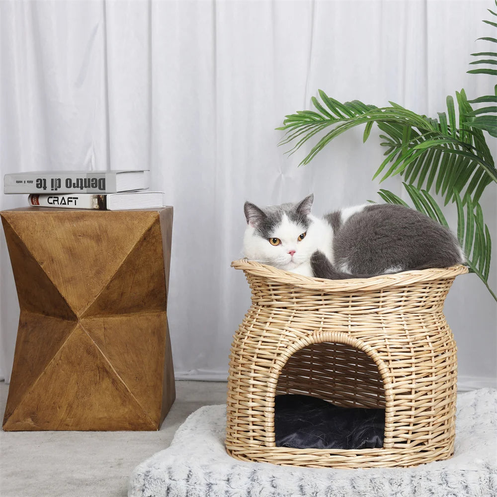 Natural Pet Woven Bed Basket