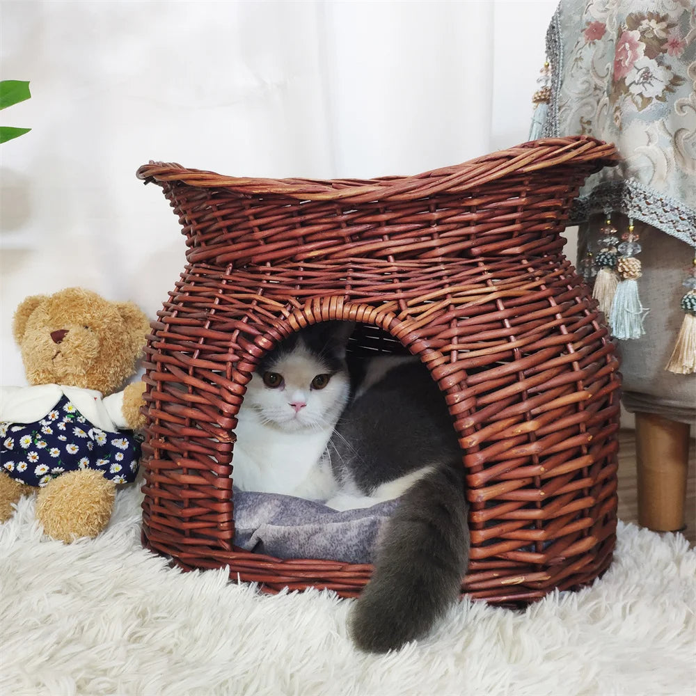 Natural Pet Woven Bed Basket