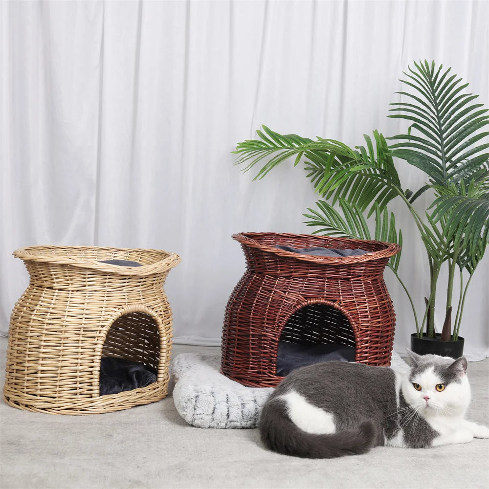 Natural Pet Woven Bed Basket