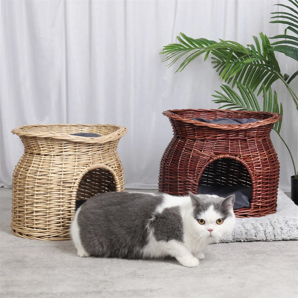 Natural Pet Woven Bed Basket