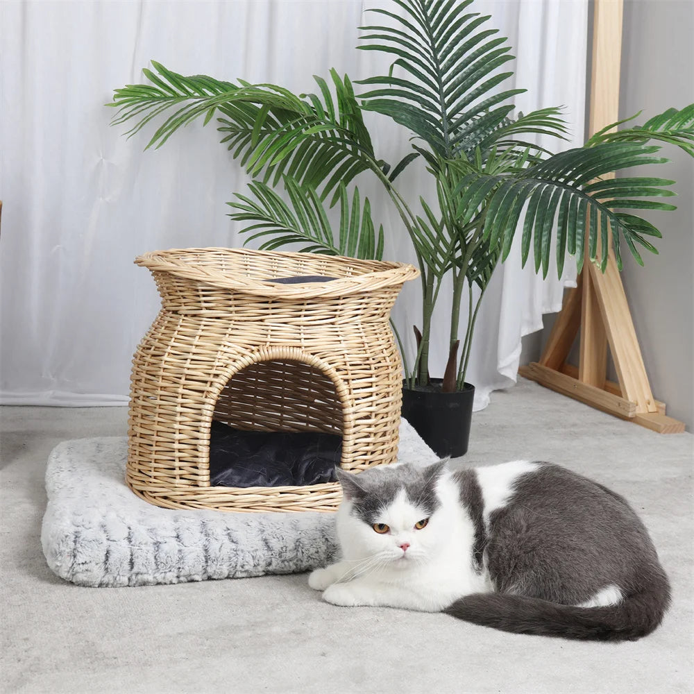 Natural Pet Woven Bed Basket