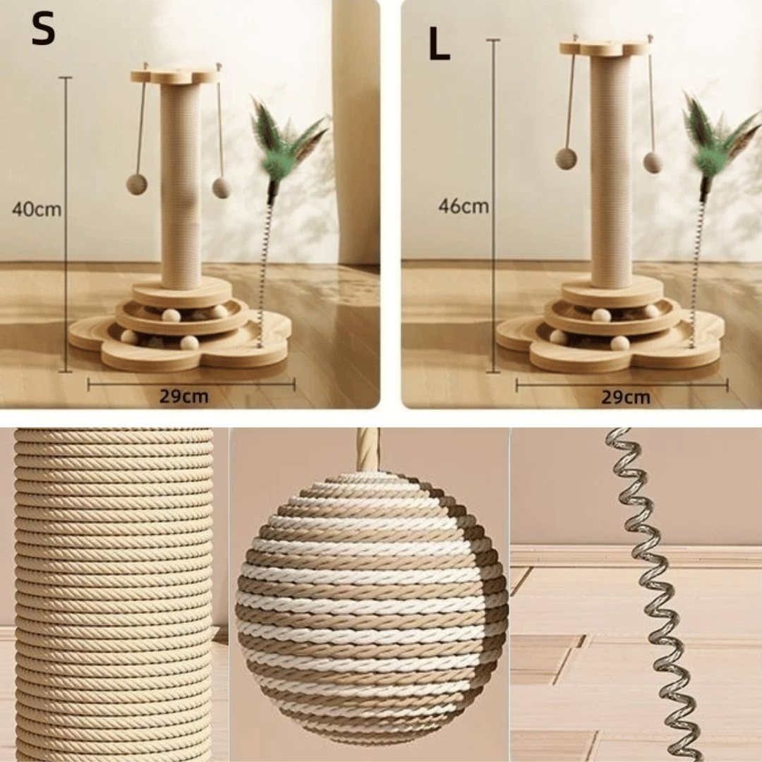 Pet Friendly Cat Tower Scratcher Post