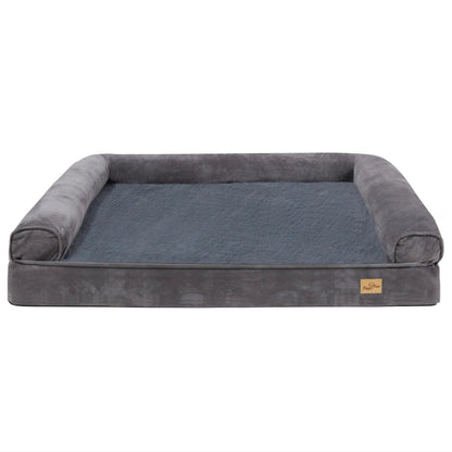 Large Comfort Dog Bed | Waterproof, Plush Sofa Pet Mattress