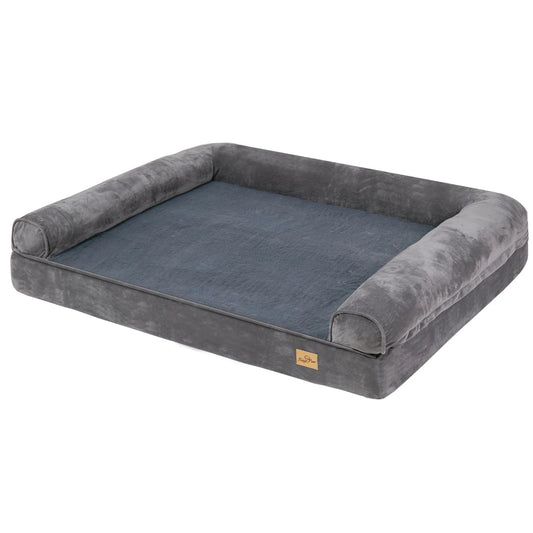 Large Comfort Dog Bed | Waterproof, Plush Sofa Pet Mattress