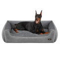 Large Orthopedic Bolster Dog Bed with High Sides